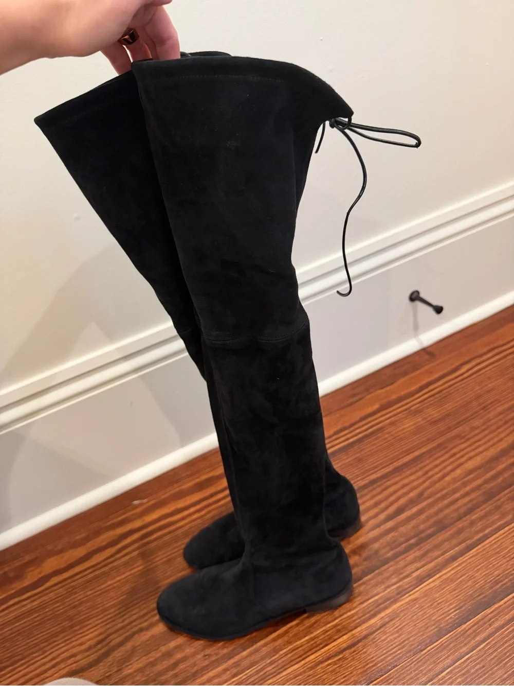 Stuart Weitzman Lowland Suede Thigh-High Boots